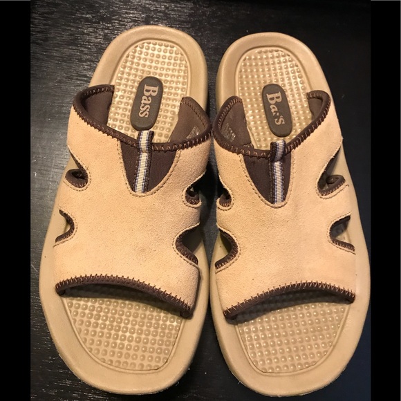 🌺Bass Leather Sandals With Super Support - Picture 1 of 5